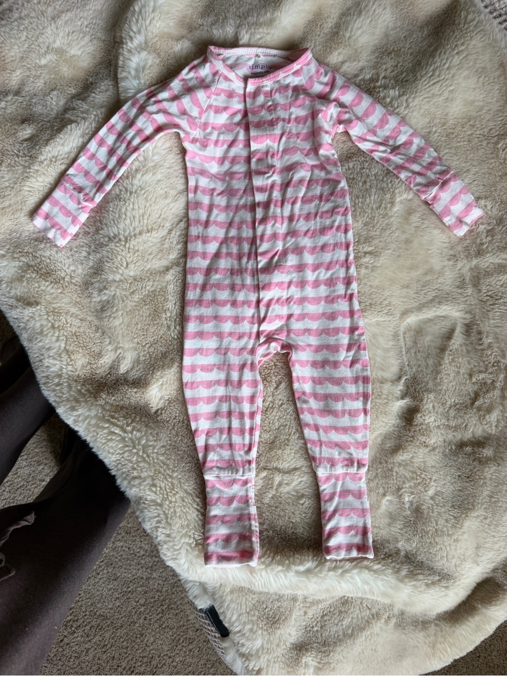 Magnetic me 12-18M pink Scalloped